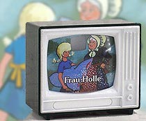 Frau Holle Souvenirklickfernseher