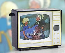 Frau Holle XL Souvenirklickfernseher