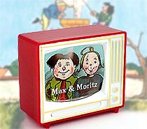 Max & Moritz Souvenirklickfernseher