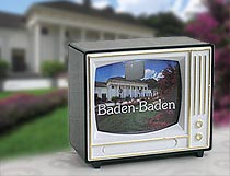 Baden Baden Souvenirklickfernseher