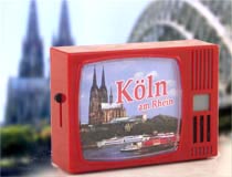 Cologne Souvenirklickfernseher