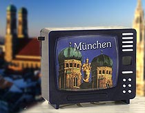 Mnchen Souvenirklickfernseher