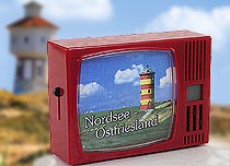 North Sea - East Friesland Souvenirklickfernseher