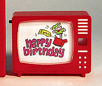 Happy Birthday! Souvenirklickfernseher