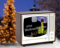 Eine Weihnachtsreise Souvenirklickfernseher